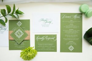 Greenery Wedding Invitation - Tom Wang Photography
