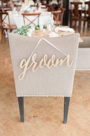 Wedding chair sign - Alicia Lacey Photography