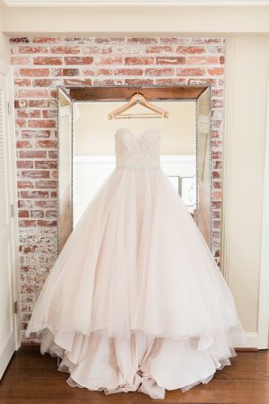 blush ballgown wedding dress - Alicia Lacey Photography