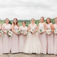 blush bridesmaid dresses - Alicia Lacey Photography