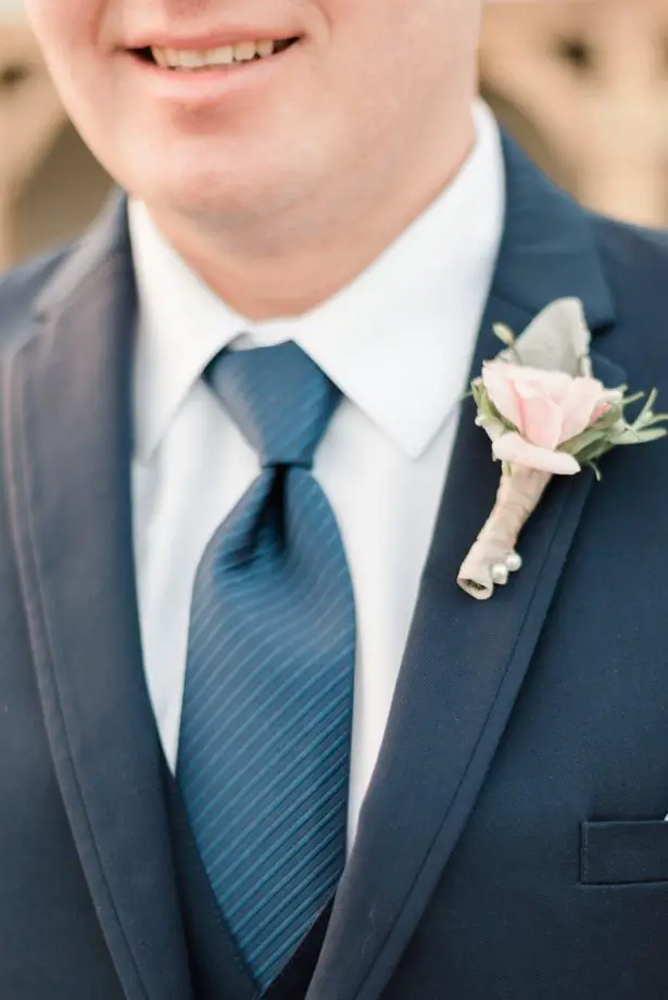 groom navy blue suit - Alicia Lacey Photography