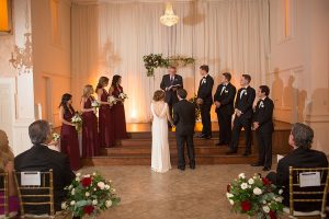 Indoor Wedding Ceremony - Paige Vaughn Photography
