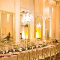 Long Wedding Table - Paige Vaughn Photography