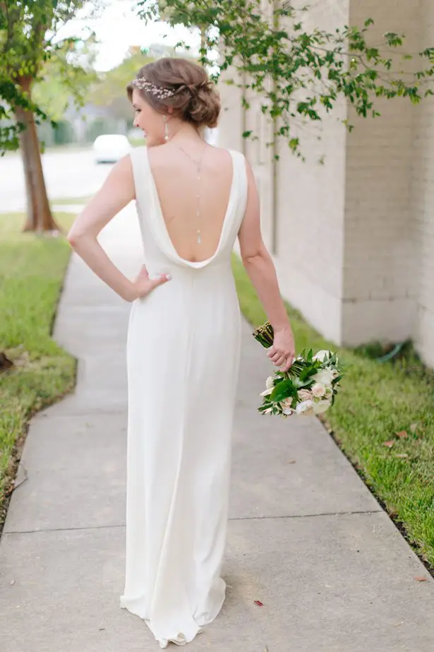 Low Back Wedding Dress - Paige Vaughn Photography