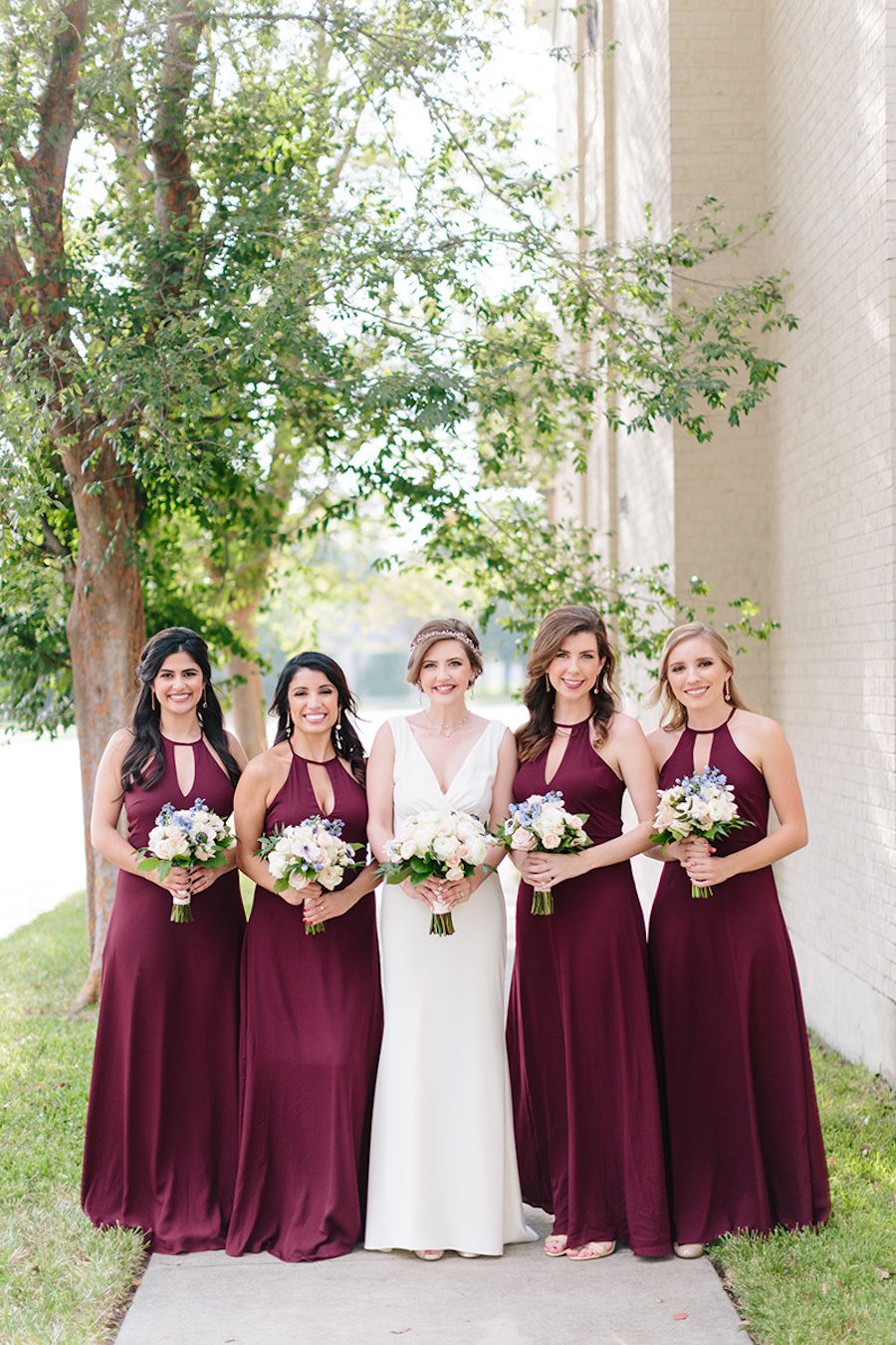 Burgundy and Red Bridesmaid Dresses - Belle The Magazine