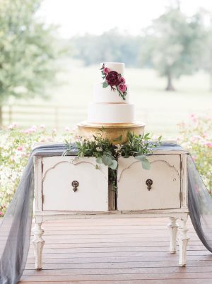 Vintage Wedding Cake Table - Alexi Lee Photography