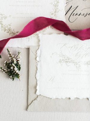 Winter Wedding Invitations - Sheri McMahon Photography