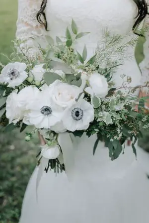 Bridal Bouquet - All White Wedding Ideas - 006. bloominous - kristin carrigan weddings