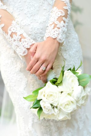 Bridal Bouquet - All White Wedding Ideas - 023. Susie Marie Photography - Madison House Designs