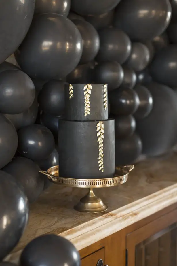 Black and Gold Wedding Decor - Love and You Photography