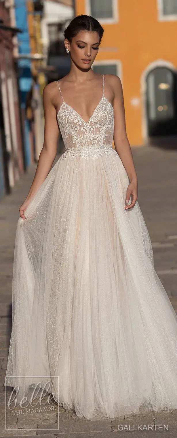 Timeless Wedding Dresses To Lookout : Corset Top Spaghetti Straps with Bow  Detailing