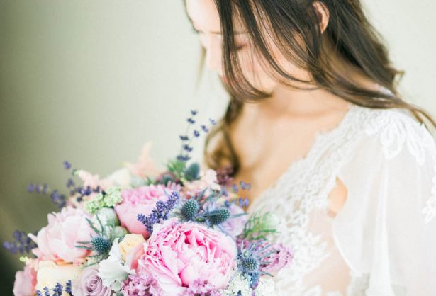 Purple Wedding Bouquet - Donna Lams Photo