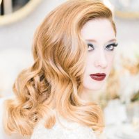 Glamorous Wedding Hair - Lula King Photography