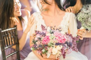 Lavender Wedding Bouquet - Donna Lams Photo