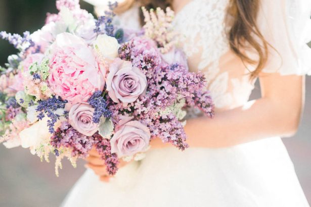 Lavender Wedding Bouquet - Donna Lams Photo
