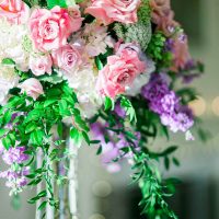 Pink Wedding Centerpiece - Donna Lams Photo