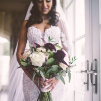 Purple Wedding Bouquet - Julian Ribinik Photography