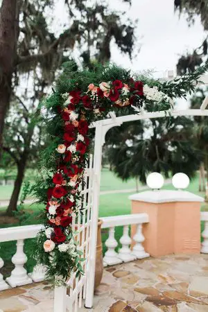 Wedding Arch flowers - Harmony Lynn Photography