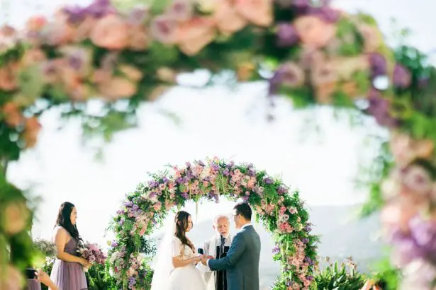 Wedding Floral Arch - Donna Lams Photo