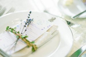 Wedding Plate Setting - Donna Lams Photo