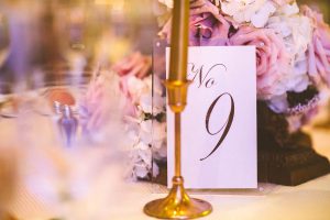 Wedding Table Number - Julian Ribinik Photography