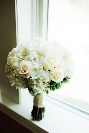 White Wedding Bouquet - Esvy Photography