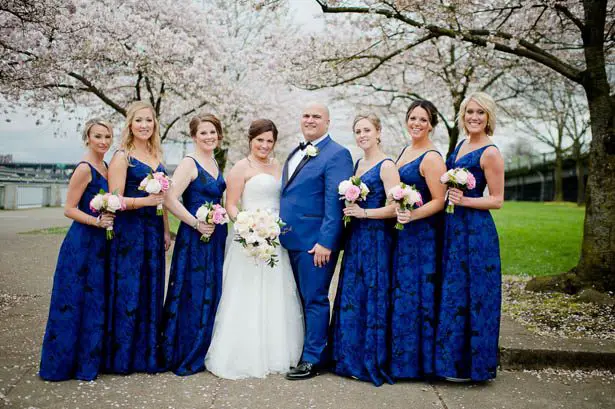 Blue Bridesmaid Dresses - Photography: Mosca Studio