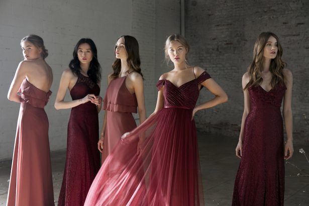 Burgundy Bridesmaid Dresses - 012. Jenny Yoo Collection - This Modern Romance - Photography: This Modern Romance