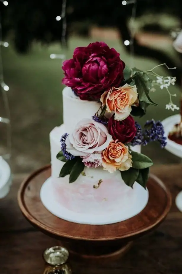 Simple Wedding Cake | Wedding cakes with flowers, Winter wedding cake,  Simple wedding cake