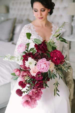 Burgundy Wedding Bouquet - Photography: Tasha Seccombe