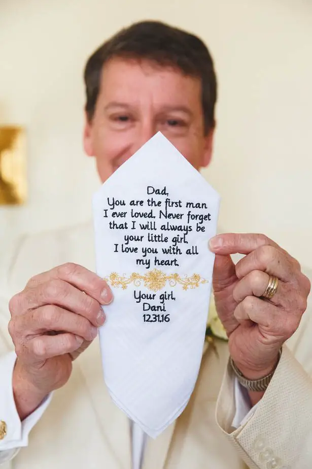 Father of the bride giftWedding shoe bottoms - Don Mears Photography