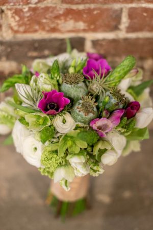 Green Wedding bouquet - Emily Leis Photography
