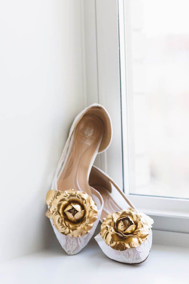 Lace Wedding shoes - Don Mears Photography