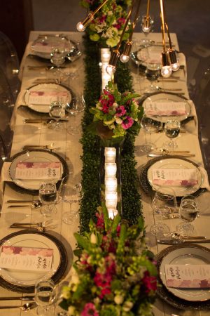 Long wedding table - Emily Leis Photography