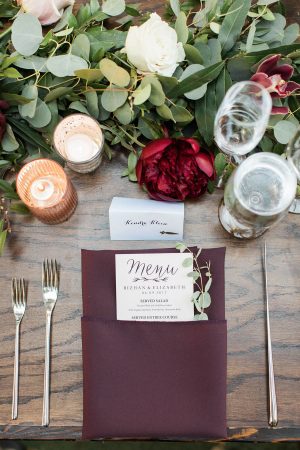 Wedding Elegant Place Setting - Jenny Quicksall Photography