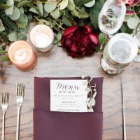 Ranch Wedding Menu - Jenny Quicksall Photography