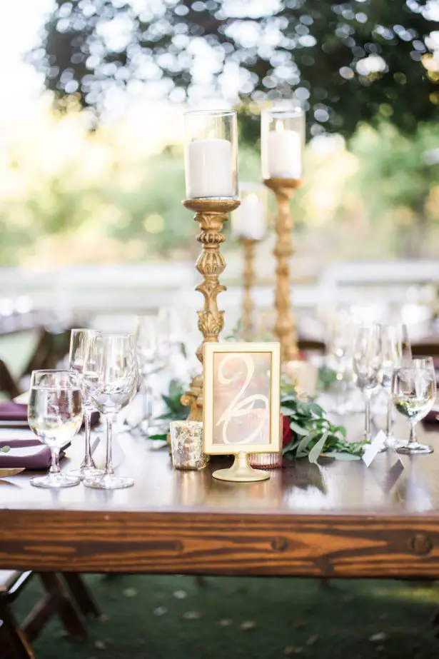 Rustic Wedding Elegant Tablescape - Jenny Quicksall Photography