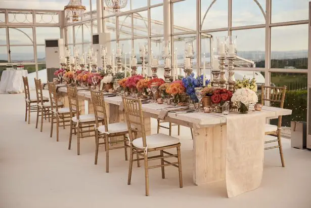 Rustic and glamorous wedding tablescape - Photography: Studio Bonon