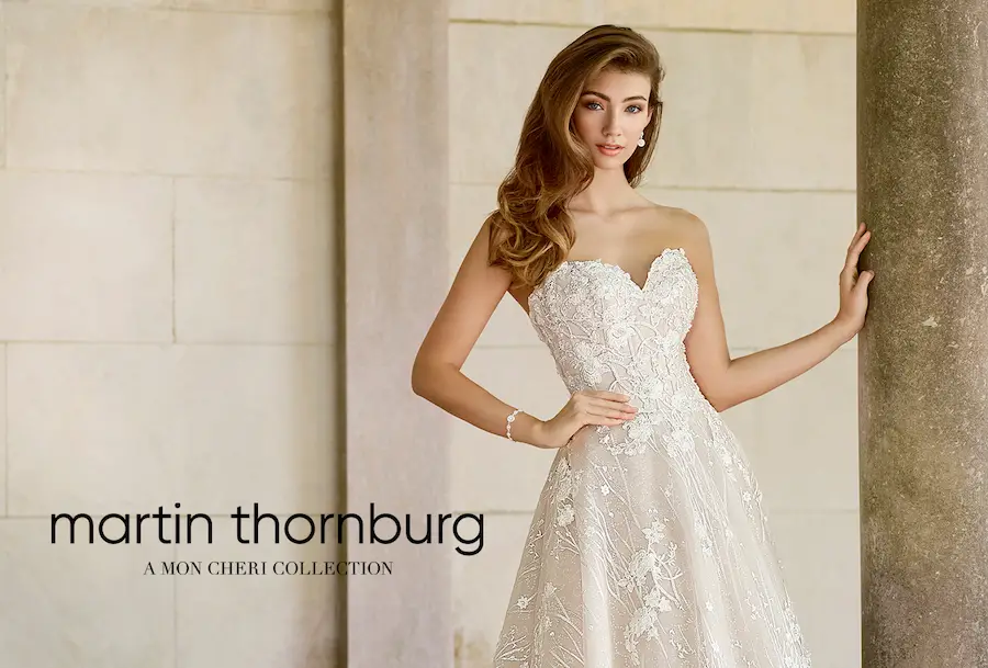 Wedding Dresses By Martin Thornburg A Mon Cheri Collection Spring 2018 Belle The Magazine 