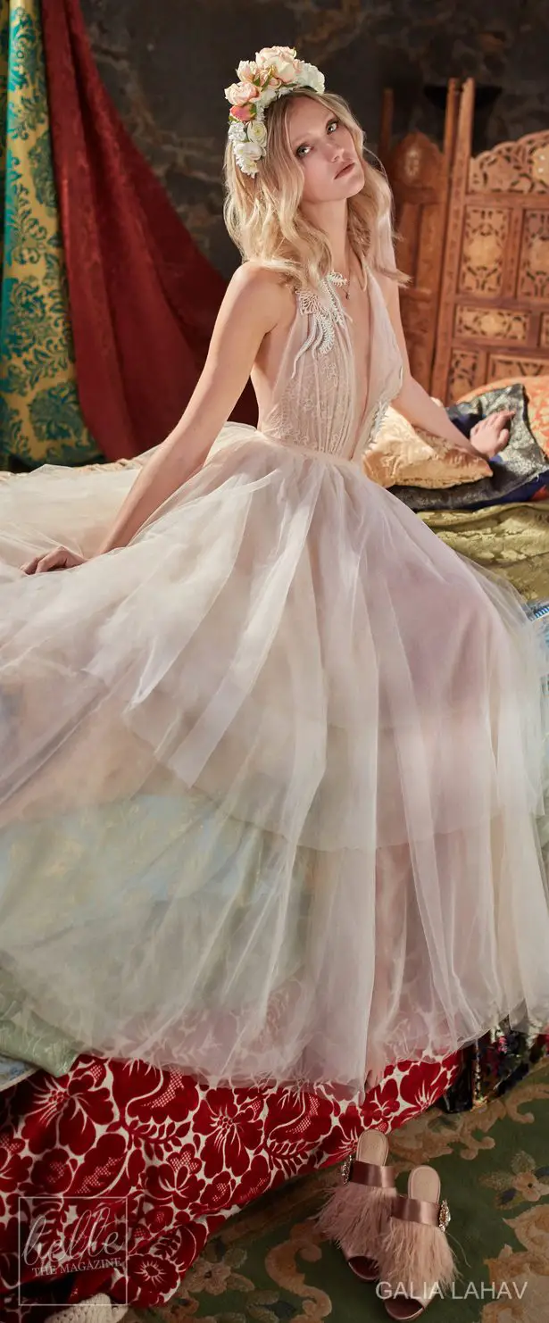 Wedding dress by Galia Lahav Couture Bridal - Fall 2018 - Florence by Night - Cami 