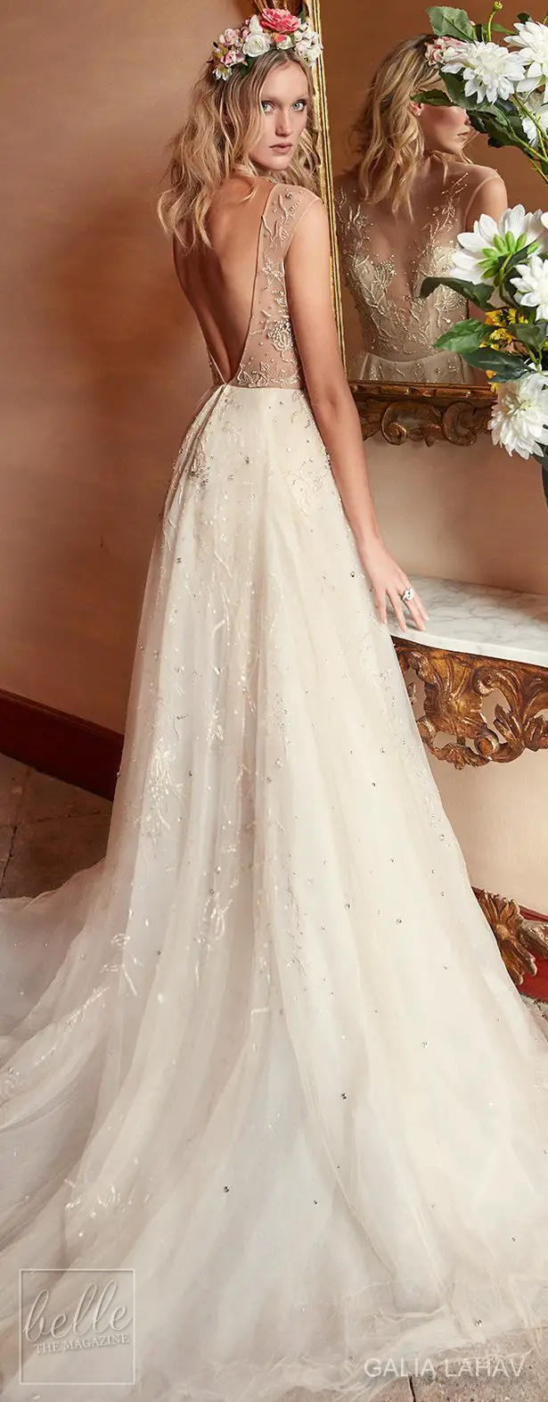 Wedding dress by Galia Lahav Couture Bridal - Fall 2018 - Florence by Night - Rose Water