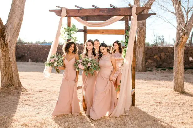 Blush Bridesmaid Dresses - Sparrow and Gold Photography