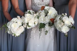 Bridal Party White Bouquets - ​Jana Williams Photography​