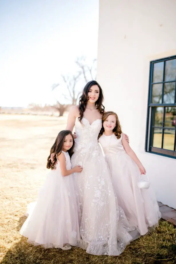 Bride and flower girls - Sparrow and Gold Photography