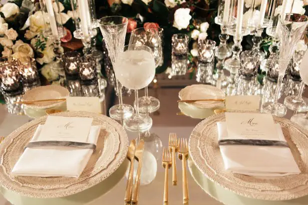 Classic wedding place setting - ​Jana Williams Photography​
