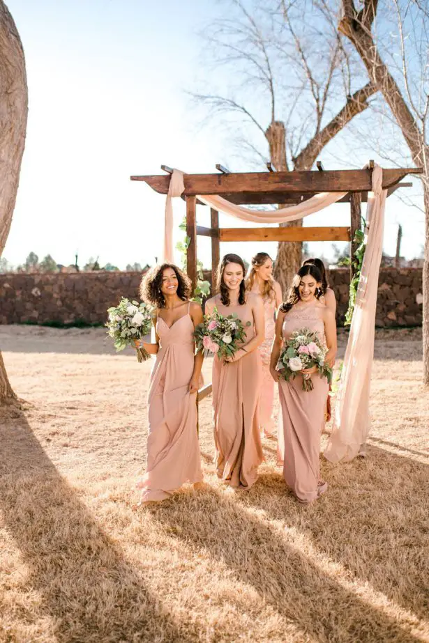 Dusty Rose Bridesmaid dresses - Sparrow and Gold Photography