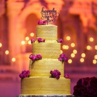 Gold Wedding Cake - Embrace Life Photography