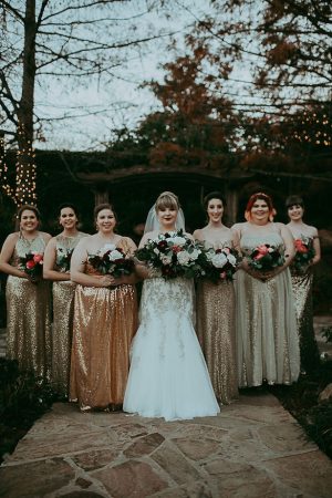 Gold bridesmaid dresses - Ashley Layden Photography