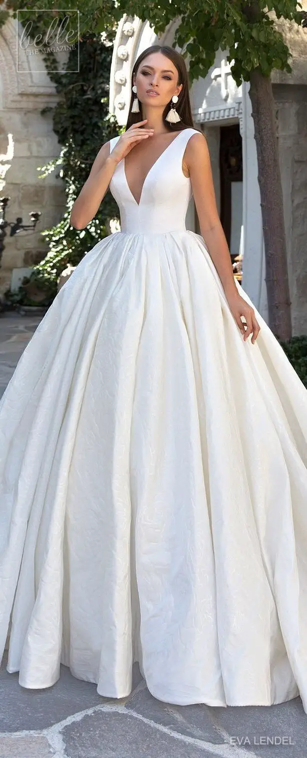 2019 simple wedding dresses