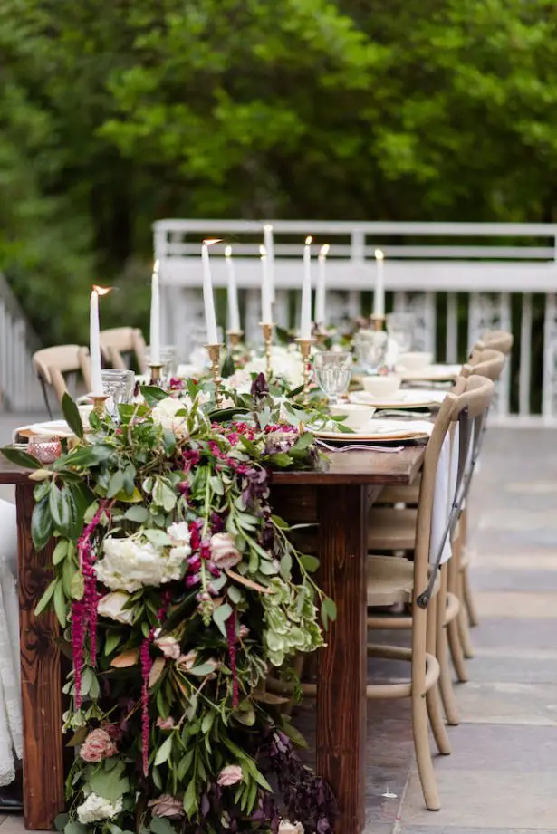 Wedding Garland Centerpiece - KVC Photography